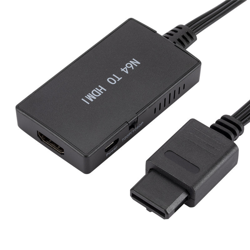 "HD-HDMI-Konverterkabel für N64, GameCube, SNES | Plug-and-Play, tragbar & flexibel | Hochpräzise Signalverarbeitung"