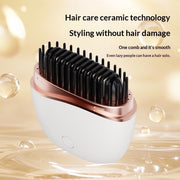 "Kabelloser Mini-Haarglätter: Perfektes Styling für unterwegs, schnelles Aufheizen, 2 Temperaturstufen, robust und kompakt"