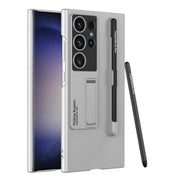 "Schutzhülle für Samsung mit Stiftfach, Mattes Einzelfarben-Design, Stoßfester Hart-PC - inklusive Stift"