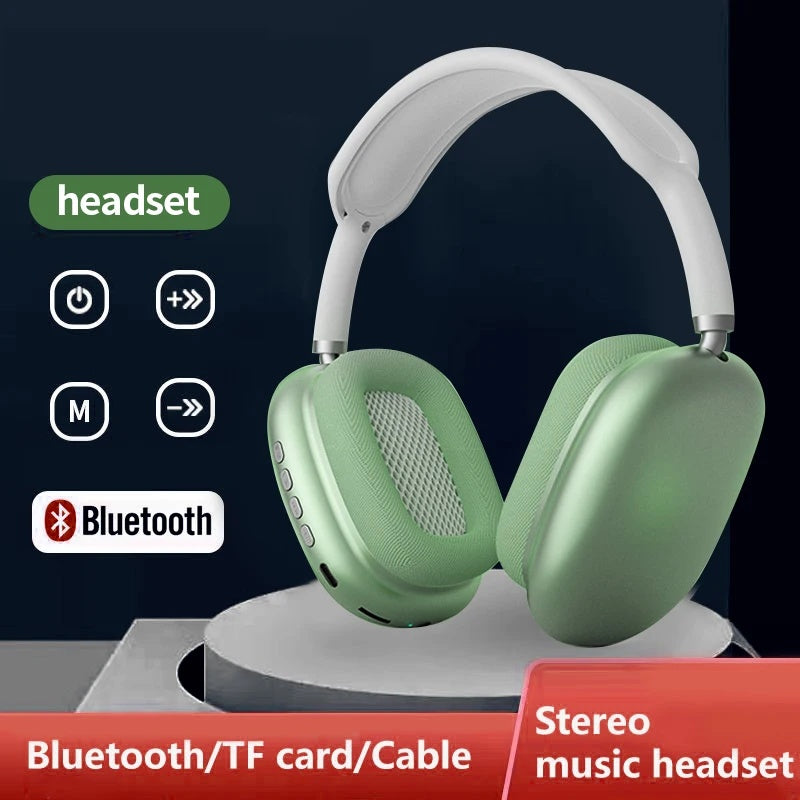 "P9 Drahtloses Bluetooth Headset für Outdoor-Sport & Gaming - Geräuschunterdrückende Ohrhörer mit Mikrofon"