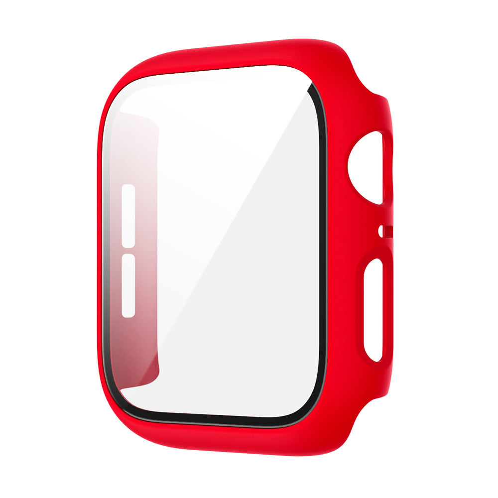 "Premium Schutzgehäuse für iWatch Modelle, PC+Glas, 9H Gehärtetes Glas, Umweltfreundlich, Verschiedene Farben und Größen"