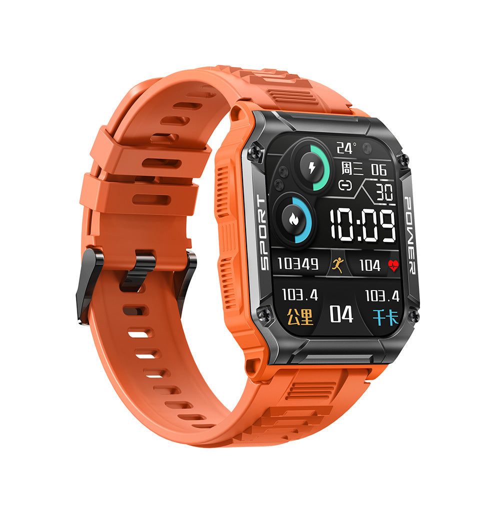 "Bluetooth 5.1 Smartwatch mit 1,95" Display, IP68 Wasserdicht, Hochleistungslautsprecher & Kompass, Kompatibel mit Android & iOS"