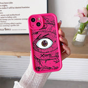 "Silikon Handyhülle in Vielfältigen Farben - DS Eye of God Design - Stoßfest, Anti-Fall & Anti-Fingerabdruck für Alle iPhone Modelle"