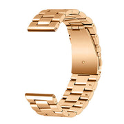"Vielseitige Edelstahl Armbanduhr mit Drei-Perlen-Stahlband in Verschiedenen Farben - 20mm Interface Größe"