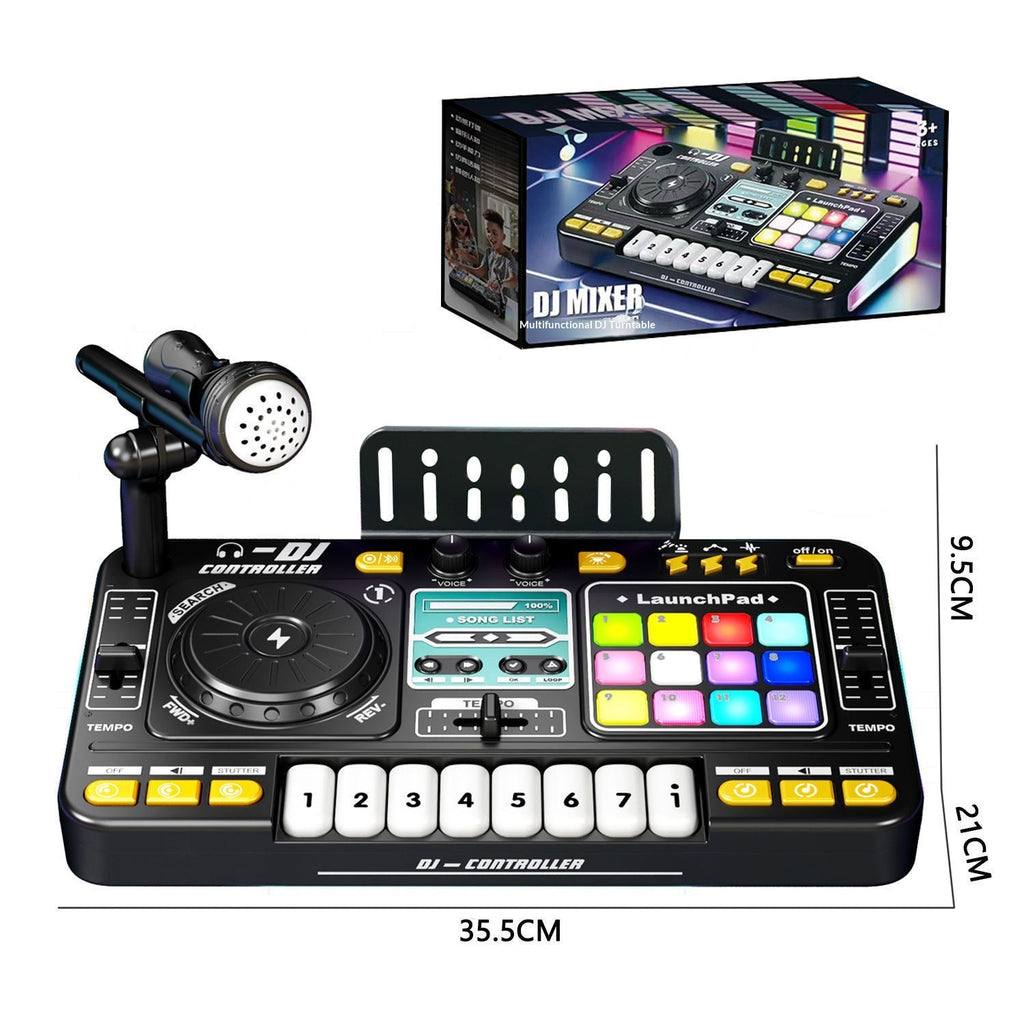 "Multifunktionale DJ-Musiklicht-Tastatur: Interaktives Spielzeug für sensorische Entwicklung, Hände-Auge-Koordination und Interessenpflege"