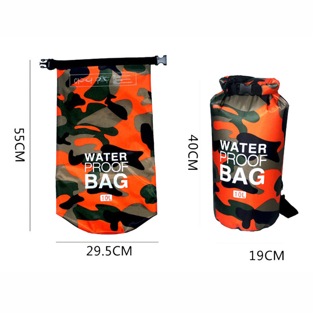 "Multifunktionale Wasserdichte Tasche, Leicht & Tragbar, Camouflage Polyester PVC, Outdoor Survival, Verschiedene Größen"