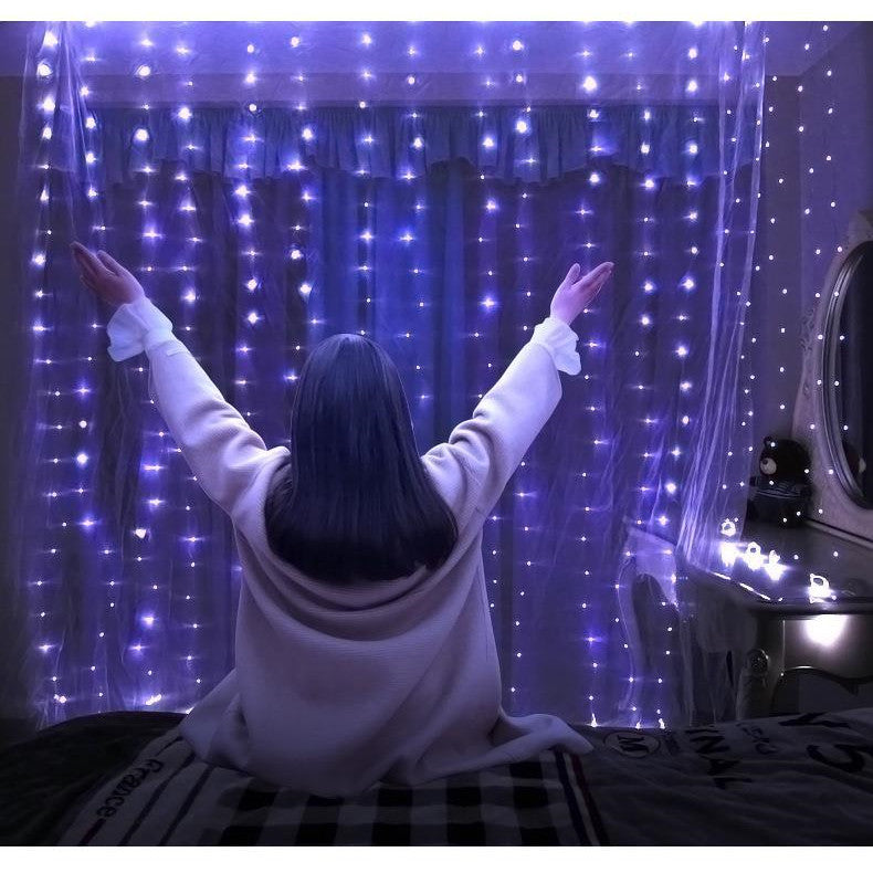 Lichterkette aus Kupferdraht mit Fernbedienung