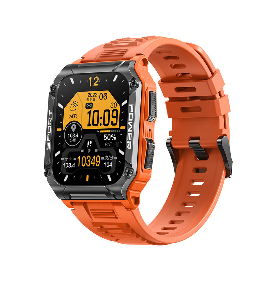 "Bluetooth 5.1 Smartwatch mit 1,95" Display, IP68 Wasserdicht, Hochleistungslautsprecher & Kompass, Kompatibel mit Android & iOS"