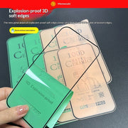 "Vollflächige Weiche Schutzfolie für iPhone Modelle mit Diamant-Keramik-Beschichtung - HD, Matt, Staubdicht, Selbstheilend"