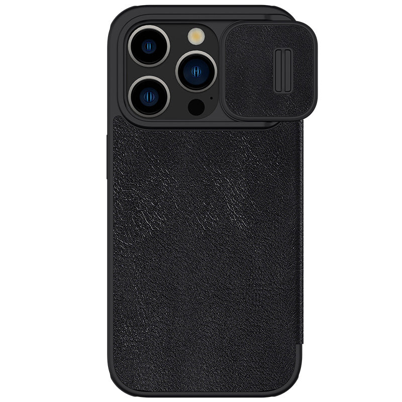 "Premium Kunstleder Handyhülle im Flip-Stil für iPhone 14 Pro Max - Einfaches Design und Schutz"