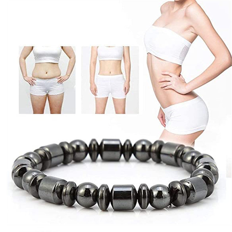 "Gesundheitsförderndes Magnetarmband zur Gewichtsreduktion und Schmerzlinderung mit Pentagramm-Stein - Elegantes Schmuckstück für Männer und Frauen"
