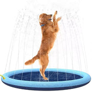 "Hundesprinkler Outdoor Spielzeug - Rutschfeste Schwimmmatte und Splash Pad für Hunde"