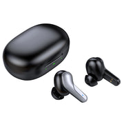 "Bluetooth 5.0 Kabellose Ohrhörer - Binaural, Geräuschreduktion, Stereo-Sound - Schwarz, Grau"