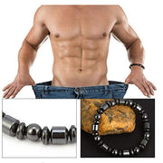 "Gesundheitsförderndes Magnetarmband zur Gewichtsreduktion und Schmerzlinderung mit Pentagramm-Stein - Elegantes Schmuckstück für Männer und Frauen"
