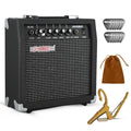 "5 Core 20W Elektrischer Mini-Gitarrenverstärker mit 6.5 Zoll Lautsprecher, AUX und Kopfhöreranschluss - Tragbar und Ideal für Alle Musikstile"