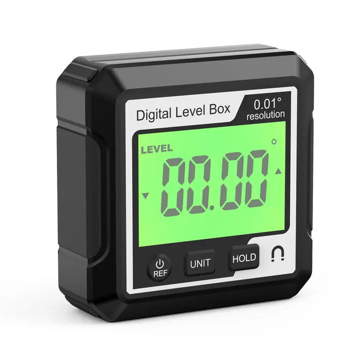 "Digitaler Elektronischer Winkelmesser Inclinometer mit LCD-Hintergrundbeleuchtung, Magnetbasis, Tragbar und Präzise - Multi-Messwerkzeug aus ABS-Kunststoff"