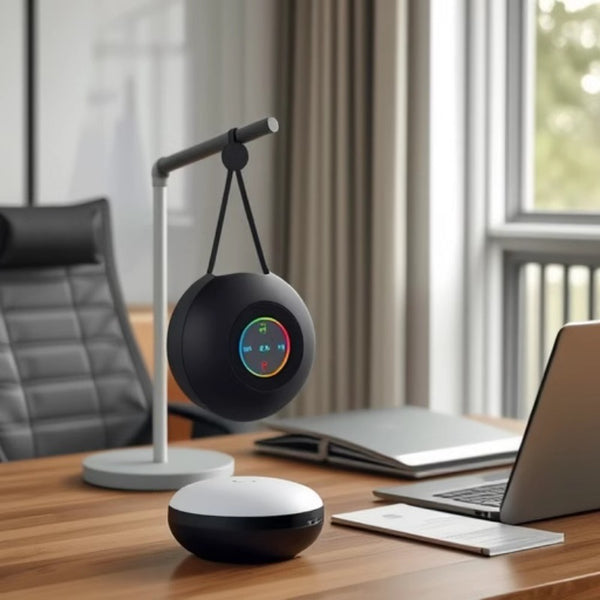 "Tragbarer Mini Bluetooth-Lautsprecher für den Außenbereich, Wasserdicht und Farbenfroh Leuchtend - Kompakt mit Klarer Klangqualität und LED-Lichteffekten"
