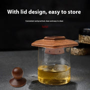 Holz-Cocktail-Rauchmaschine mit Sechseck-Schale