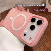 "2-in-1 Magnetische Rutschfeste Handyhülle für iPhone 17 Pro Max, Stoßfest und Kratzfest, Mattes Design in Vielfältigen Farben"