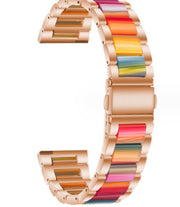 "Edelstahl Armband Drei-Perlen-Design für Samsung Gear S2 und Gear Sport - 304 Edelstahl in Verschiedenen Farben"
