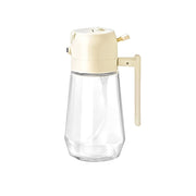 Zwei-in-Eins-Glas Öler - Automatische Pressung mit großer Kapazität Sprühöl-Dispenser Flasche