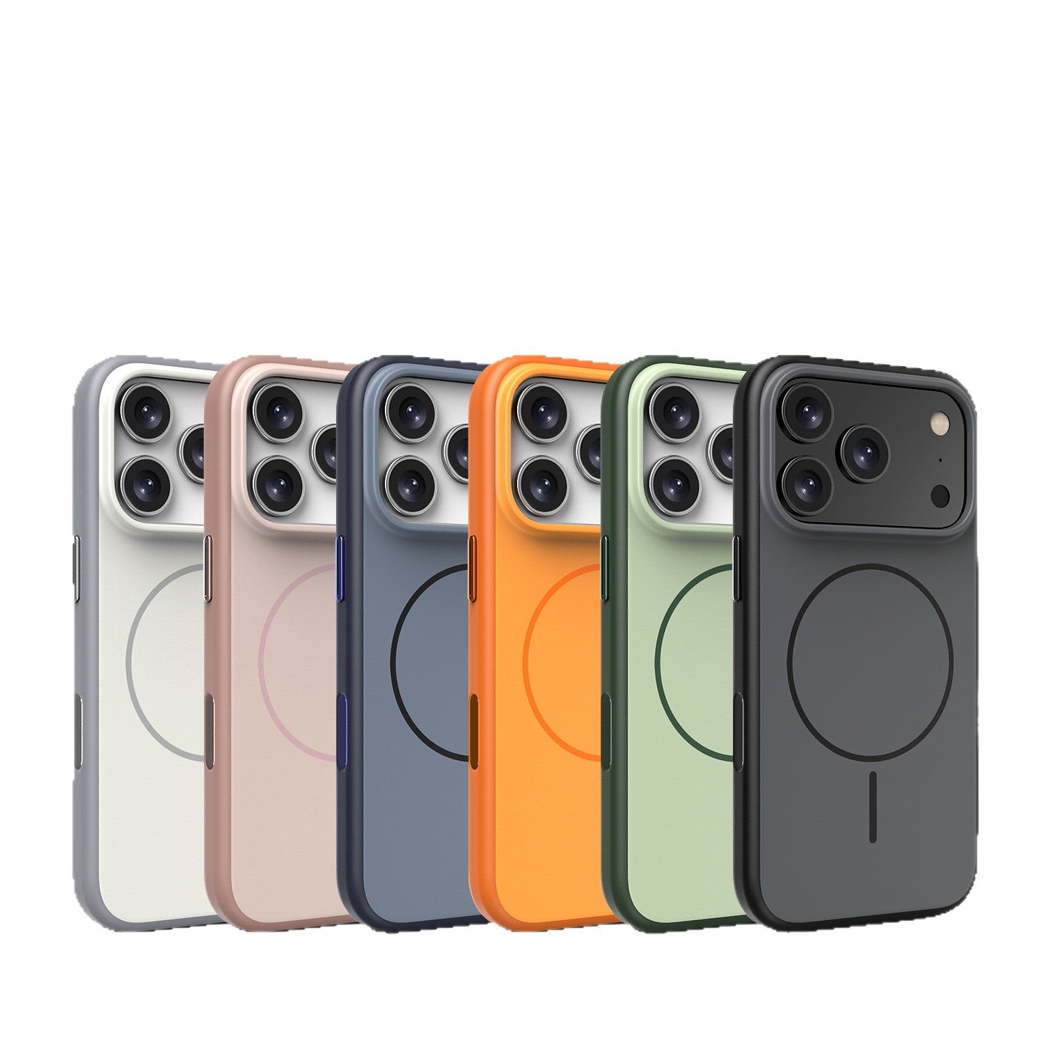 "17-in-1 AI Fotografie-Tasten Handyhülle, Magnetisch, Schutz & Stilvoll, Kompatibel mit Apple, Verschiedene Farben"