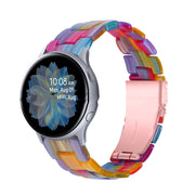 "Vielseitiges Resin Armband für Smartwatches - Kompatibel mit Samsung und Non-Samsung Marken in Vielfältigen Farben"
