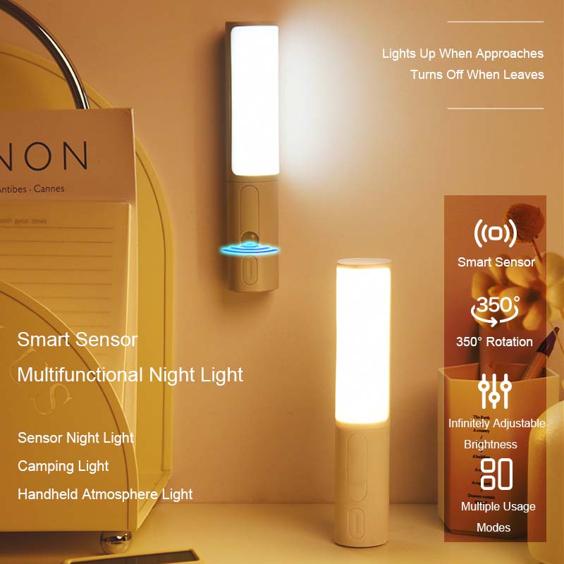 "Neuartige Smarte LED-Nachtlicht mit Bewegungssensor und Körpererkennung - Ideal für Zuhause, Küche, Schlafzimmer und Schrank"