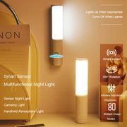 "Neuartige Smarte LED-Nachtlicht mit Bewegungssensor und Körpererkennung - Ideal für Zuhause, Küche, Schlafzimmer und Schrank"
