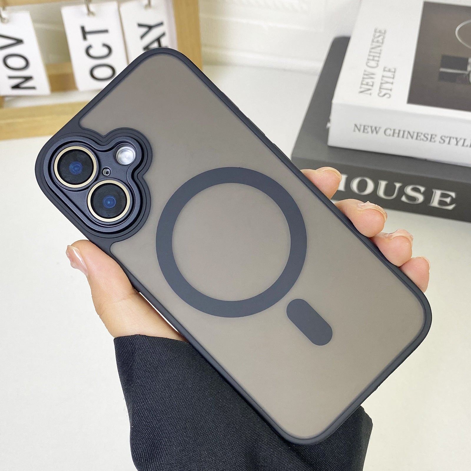 "JD Magnetische Matte Handyhülle - Rundum-Schutz, Sturzsicher, Anti-Fingerabdruck, Kompatibel mit iPhone Modellen"