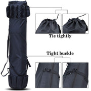"Multifunktionale Zylinder-Angeltasche für Outdoor: Robust, Leicht & Geräumig - Perfekt für Angelruten und -zubehör"