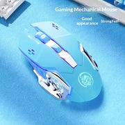 "Präzise Kabelgebundene Gaming-Maus mit Wiederaufladbarer Bluetooth-Funktion - Ideal für Laptops"
