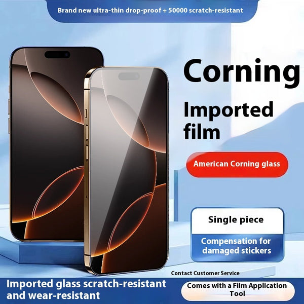 "Premium Importiertes AG Mattglas Schutzfolie für alle iPhone Modelle - Anti-Fingerabdruck, HDR Superklar, Augenschutz"