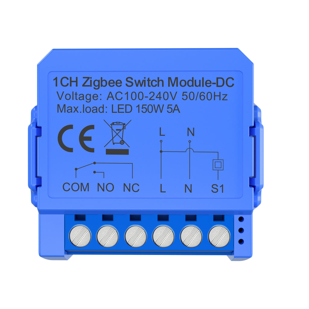 "Intelligentes Graffiti WIFI Modul mit Zero Kontakt Trockenkontakt - Niederspannung, Blau, 39x39x19.4mm, Smart Serie, 220-240V"