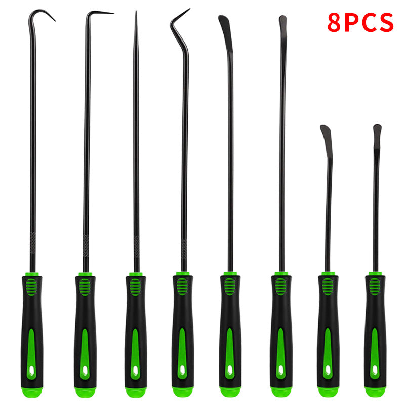 "10-teiliges Auto-Reparaturwerkzeug Set - Öldichtung Hebelwerkzeug, Grüner Haken, Legierungsstahl & ABS-Griff"