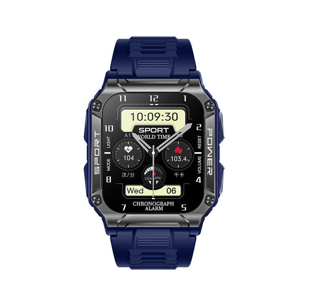 "Bluetooth 5.1 Smartwatch mit 1,95" Display, IP68 Wasserdicht, Hochleistungslautsprecher & Kompass, Kompatibel mit Android & iOS"