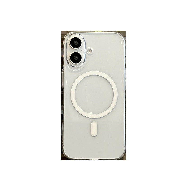 "Ultra-dünne Transparente Magnetische Handyhülle, Anti-Fall PC Material, Kompatibel mit Apple"