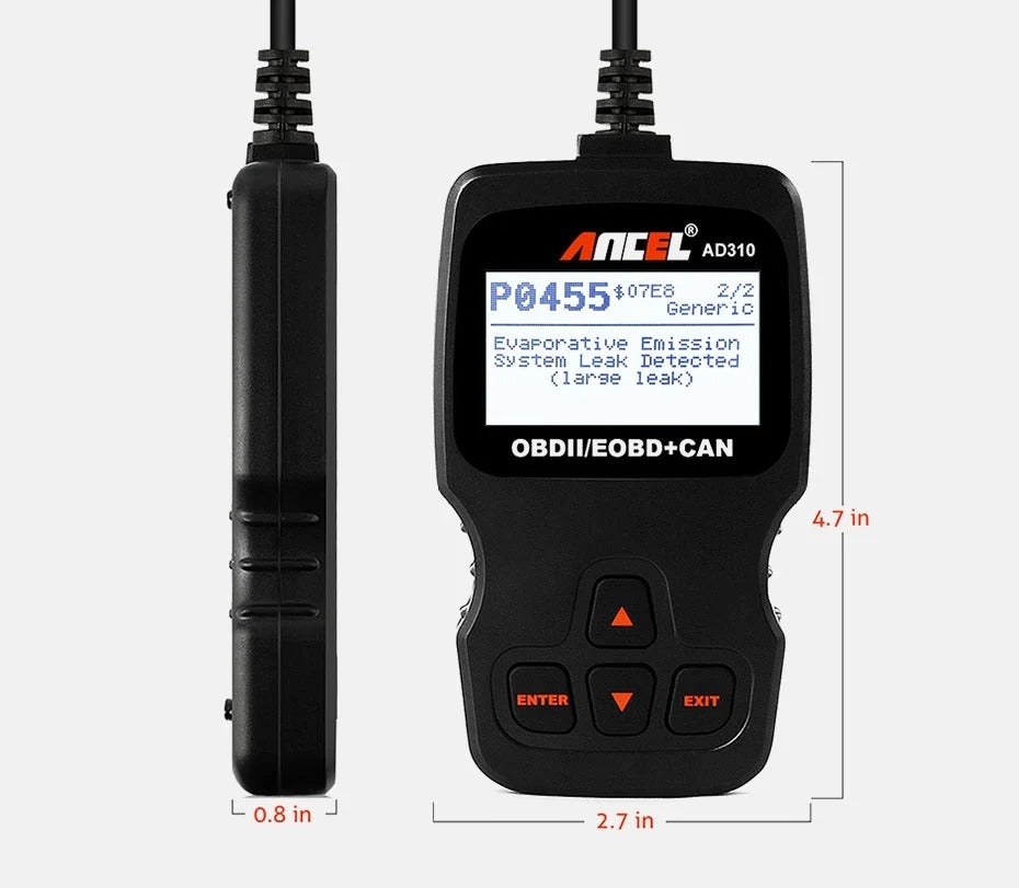 "Universal Auto Diagnosegerät Code-Reader - Präzise Motorfehlererkennung & Kosteneinsparung"