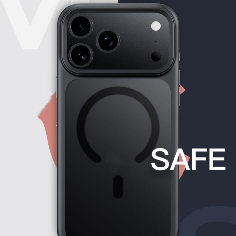 "Robuste Magnetische Handyhülle in Matt-Optik, Stoßfest und Fingerabdruckresistent für iPhone - Erhältlich in Vielfältigen Farben"