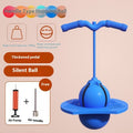 "Fitness Jumping Ball für Kinder & Erwachsene - Balance-Training Spielzeug, Robust & Elastisch, Leuchtende Farben, Griff-Varianten Verfügbar"
