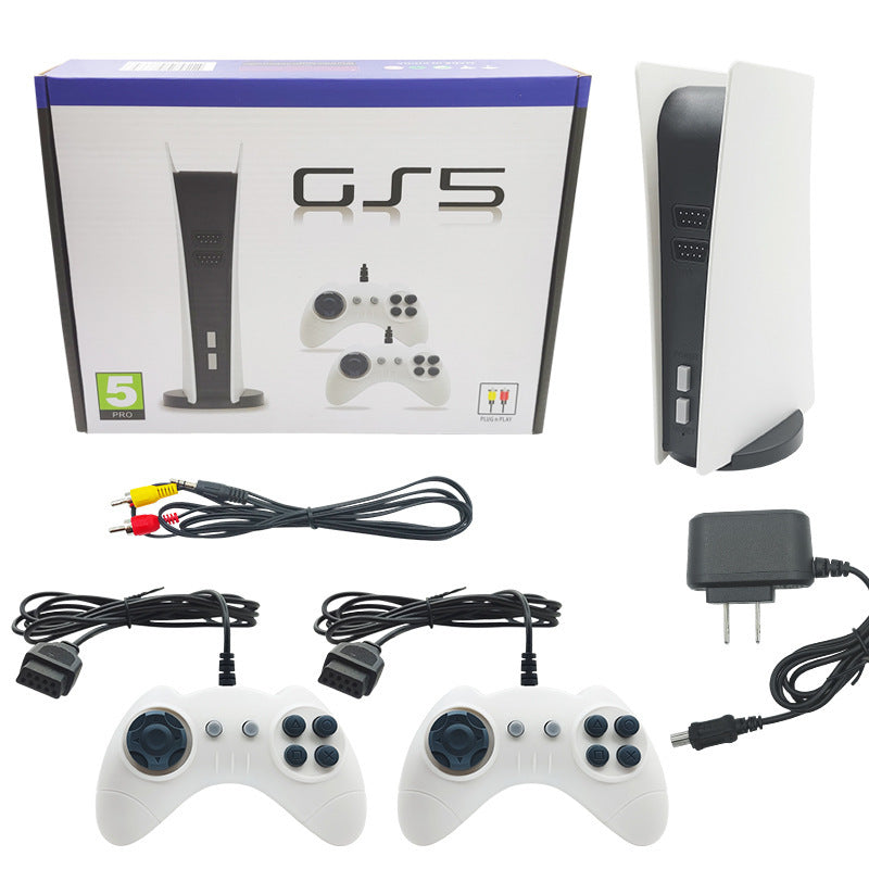 "Nostalgic Retro P5 Mini TV GS5: Kompakte Spielekonsole mit 620 vorinstallierten Spielen - Perfekt für Familienabende"