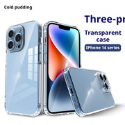 "Airbag Stoßfestes Rundum Transparentes Weiches Hülle - Präzisionsgeschnittenes 3-in-1 Schutz für Apple iPhone Modelle, TPU Material"