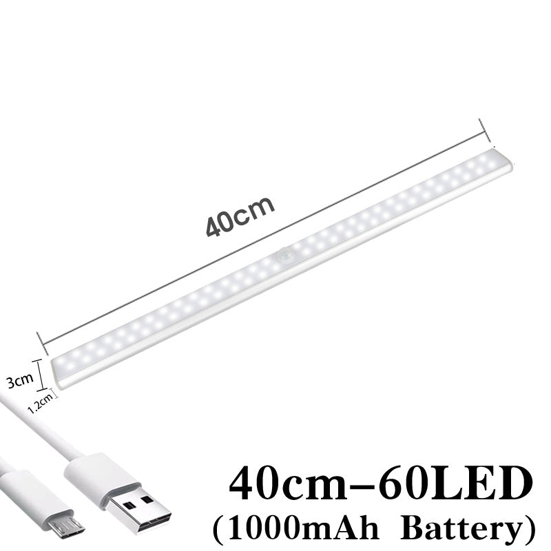 "LED Sensorleuchtleiste – Präzise Bewegungserkennung, Automatische Beleuchtung, Energieeffizient und Einfache Montage"