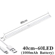 "LED Sensorleuchtleiste – Präzise Bewegungserkennung, Automatische Beleuchtung, Energieeffizient und Einfache Montage"
