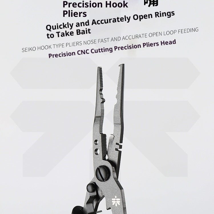 Multifunctional Lure Pliers For Cutting Pe Fishing Line