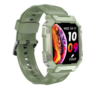 "Modische Sport-Smartwatch mit Herzfrequenzmessung, Wasserdicht, Silikonarmband, TFT-Bildschirm, Magnetisches Laden - Schwarz/Orange/Grün/Gelb"
