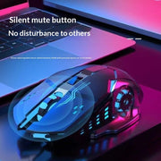 "Präzise Kabelgebundene Gaming-Maus mit Wiederaufladbarer Bluetooth-Funktion - Ideal für Laptops"