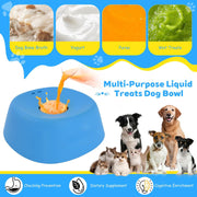 "Anti-Erstickungs-Hundeschüssel: Rutschfester Pet Slow Feeder und Leck-Spielzeug für Flüssigleckerbissen, Knochenbrühe, Joghurt - Hochwertiges Material, Einzigartiges Design"