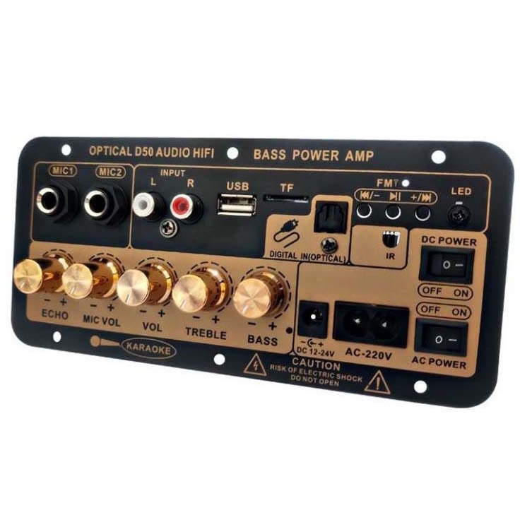 "Premium D50 Heimkino Subwoofer Auto Bluetooth Digitalverstärkerplatine mit optischem Fasereingang - EU & US Standard"