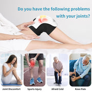 Intelligentes Heimgerät Elektrisches intelligentes Knie-Massagegerät mit Knetfunktion und Heizfunktion Wiederaufladbares Knie-Massagegerät zur Schmerzlinderung mit Infrarot-Laser und Vibration